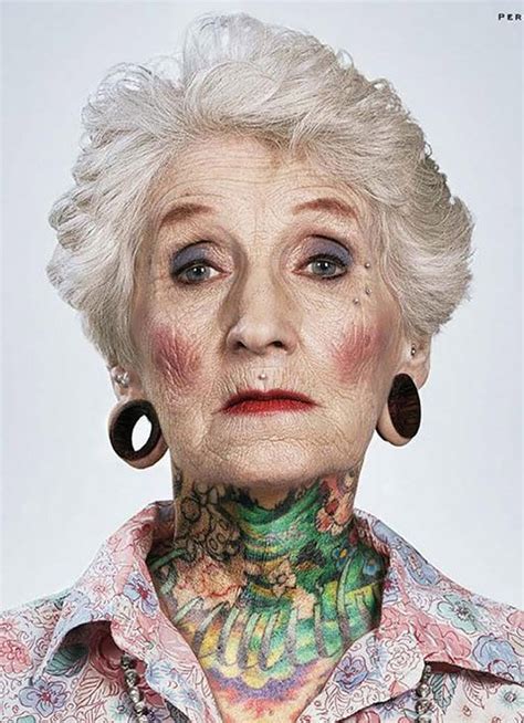 woman elderly portrait. . Grandma nude